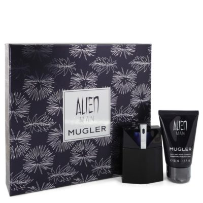 Alien Man by Thierry Mugler Gift Set -- 1.7 oz Eau De Toilette Spray Refillable 1.7 oz Hair & Body Shampoo