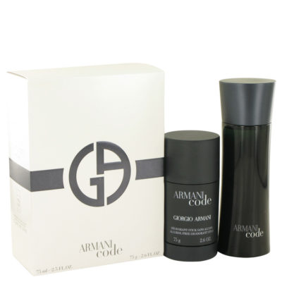 Armani Code by Giorgio Armani Gift Set -- 2.5 oz Eau De Toilette Spray + 2.6 oz Alcohol Free Deodorant Stick