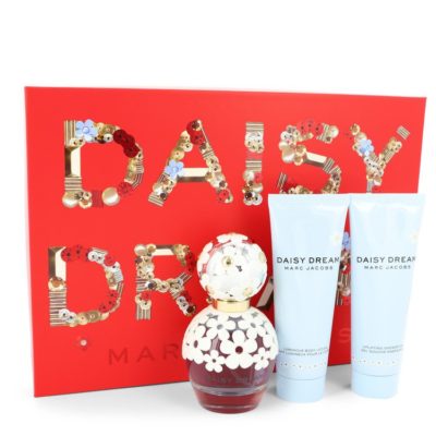 Daisy Dream by Marc Jacobs Gift Set -- 1.7 oz Eau De Toilette Spray + 2.5 oz Body Lotion +2.5 oz Shower Gel