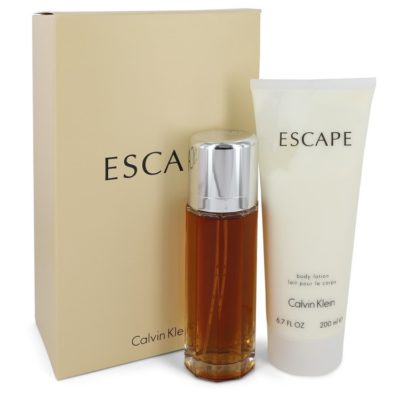 ESCAPE by Calvin Klein Gift Set -- 3.4 oz Eau De Toilette Spray + 6.7 oz After Shave Balm