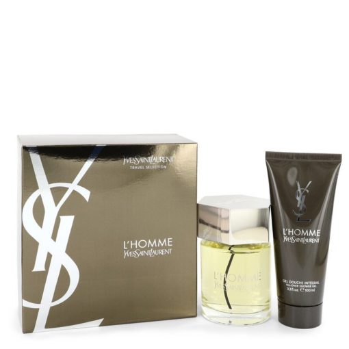 L'homme by Yves Saint Laurent Gift Set -- 3.4 oz Eau De Toilette Spray + 3.4 oz Shower Gel