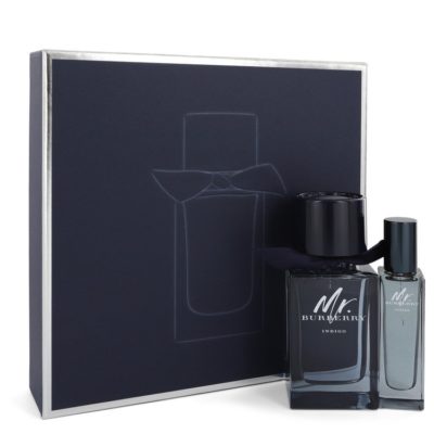 Mr Burberry Indigo by Burberry Gift Set -- 3.3 oz Eau De Toilette Spray + 1 oz Eau De Toilette Spray