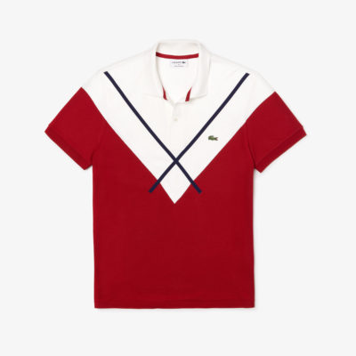 Men's Made In France Jacquard Cotton Piqué Polo Shirt