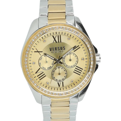 Elmont Two-Tone Stainless Steel & Swarovski Crystal Chronograph Watch 40mm