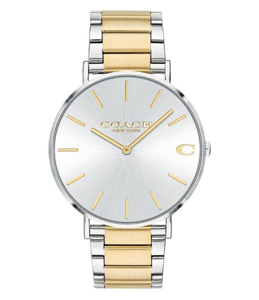 COACH Charles Two Tone Analog Bracelet Watch 41mm