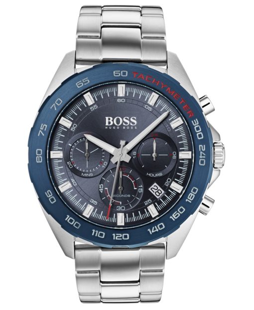 Boss Men's Chronograph Intensity Stainless Steel Bracelet Watch 44mm