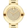 Movado Bold Pavé T-Bar Bracelet Watch