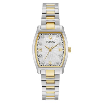 Bulova Women's Two-Tone Diamond Dial Watch