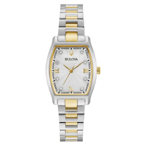 Bulova Women's Two-Tone Diamond Dial Watch