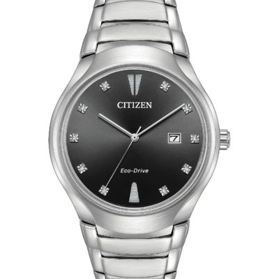 Citizen Men's Paradigm Diamond 40mm Steel Bracelet Eco-drive Watch AW1550-50E