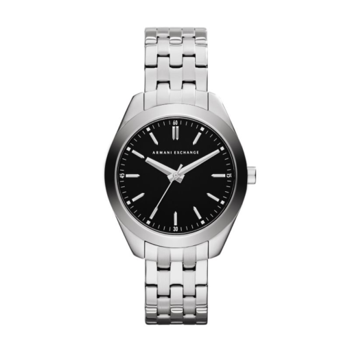 Armani Exchange Women's 36mm Silver Steel Bracelet & Case Quartz Watch