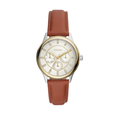 Fossil Modern Sophisticate Multifunction Brown Leather Watch 36mm