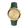 Fossil Neutra Chronograph Dark Green Leather Watch 44mm