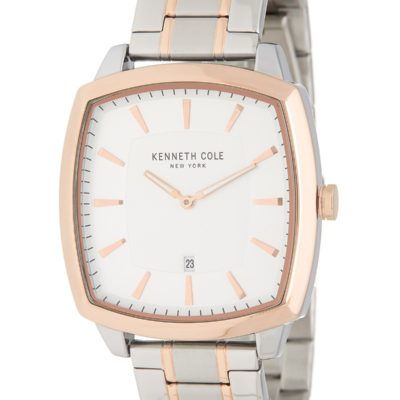 Men's Kenneth Cole New York Two Tone Rose Gold Watch