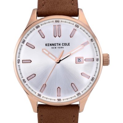 Kenneth Cole New York Men's Classic Synthetic Leather Strap Watch