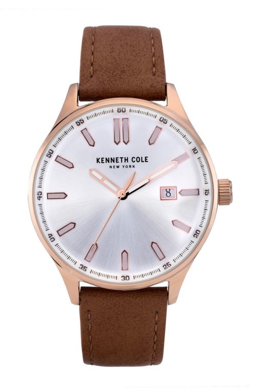 Kenneth Cole New York Men's Classic Synthetic Leather Strap Watch