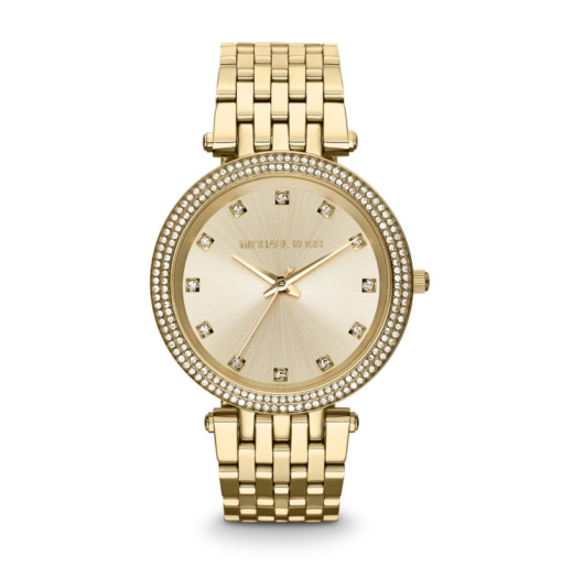 Michael Kors Darci Gold-Tone Glitz Dial Watch 39mm