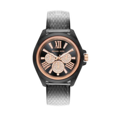 Michael Michael Kors Wren Faux Leather Strap Watch