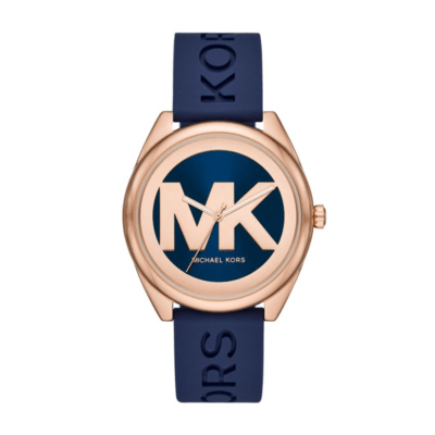 Michael Kors Janelle Three-Hand Silicone Watch 42mm