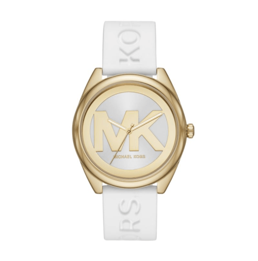 Michael Kors Janelle Three-Hand Silicone Watch 42mm