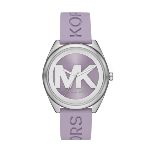 Michael Kors Janelle Three-Hand Silicone Watch 42mm