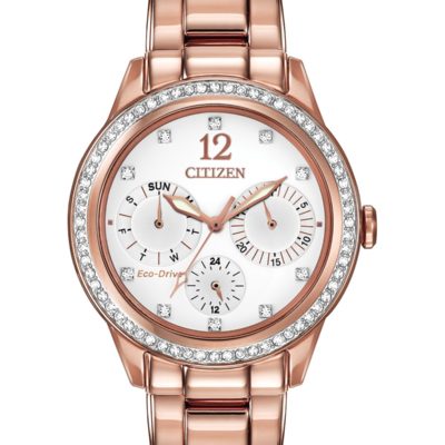 Women's Silhouette Crystal Eco-Drive Watch