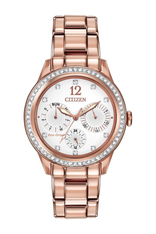 Women's Silhouette Crystal Eco-Drive Watch