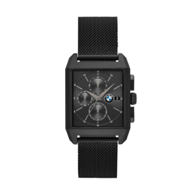 BMW Chronograph Black Stainless Steel Watch